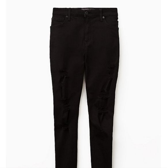 SKY HIGH SKINNY PREMIUM STRETCH HIGH-RISE JEAN size 12 T - Picture 4 of 13